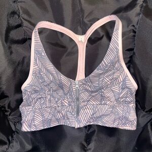 Lululemon Bra Cool to Street Banana Leaf Blush Quartz Size 8